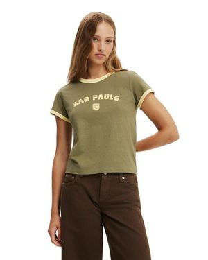 Cotton On The Original Graphic Tee - Green