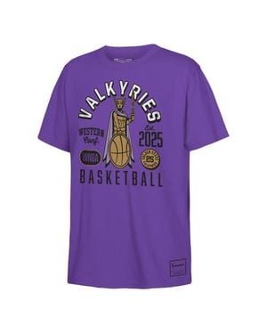 Mitchell & Ness Youth Golden State Valkyries City So Nice T-Shirt - Purple