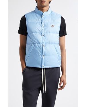 Moncler Tuquerouye Quilted Down Vest - Blue