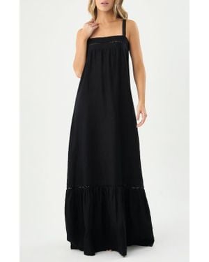 BOAMAR Aria Reversible Cover-Up Maxi Sundress - Black