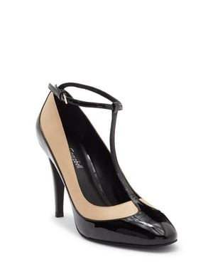 Jeffrey Campbell Spotlight Ankle Strap Pump - Black