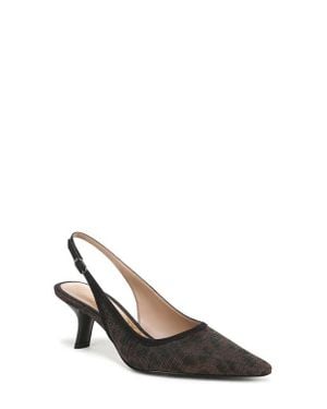 Sam Edelman Bianka Slingback Mesh Pointed Toe Pump - Black