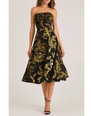 HELSI Vivi Strapless Cocktail Dress - Green