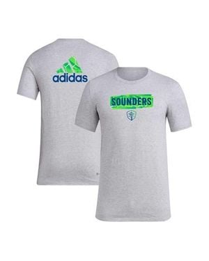 adidas Seattle Sounders Fc Local Pop Aeroready T-Shirt - Gray