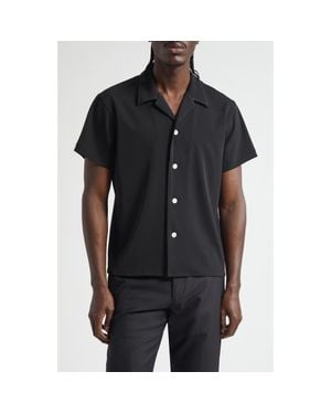 Second Layer Avenue Camp Shirt - Black