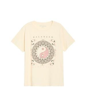 Lucky Brand Balanced Graphic T-Shirt - Natural
