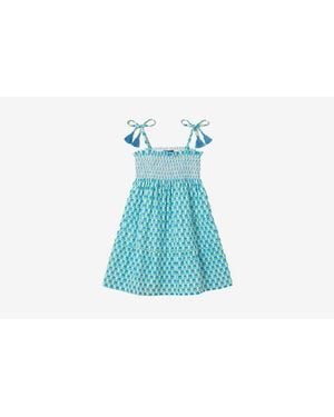 Ro's Garden Maine Girls Dress - Blue
