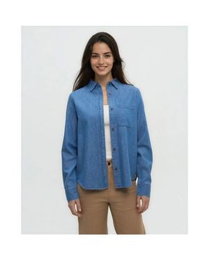 Tentree Denim Sloan Shirt - Blue