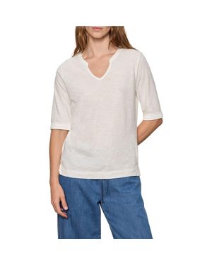 Sanctuary Dolce Notch Neck Top - Gray