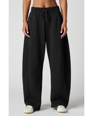Florence By Mills Barrel Leg Sweatpants - Black