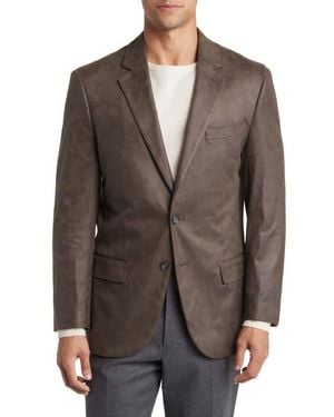 Daniel Hechter Norris Faux Suede Sport Coat - Brown