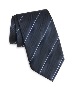 Tom Ford Ombré Stripe Jacquard Silk Tie - Blue