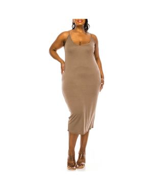 L I V D Jennie Stretch Midi Body-Con Dress - Multicolor