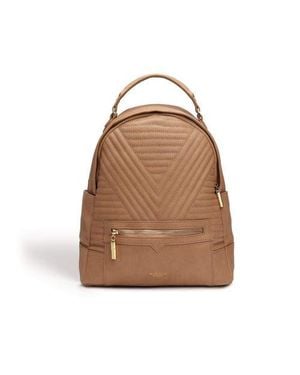 Labante London Camberwell Quilted Vegan Backpack - Brown