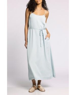 Thread & Supply Lyra Chambray Maxi Dress - White