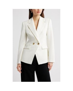Open Edit The Icon Hourglass Blazer - White
