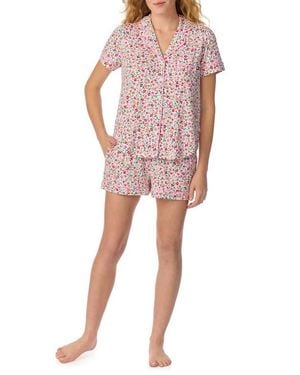 Kate Spade Print Short Sleeve Pajamas - Multicolor