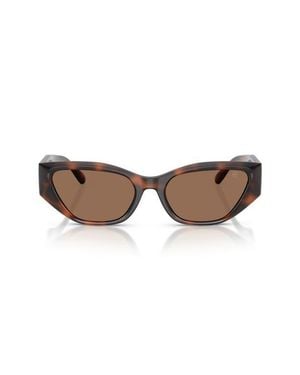 Ralph Lauren 55Mm Butterfly Sunglasses - Brown