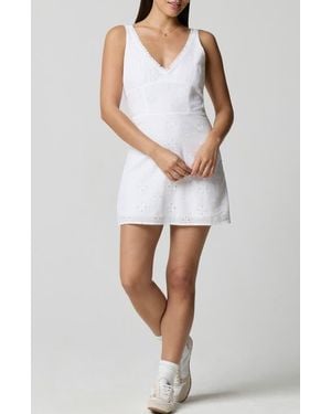 Florence By Mills Eyelet Embroidered Cotton Mini Sundress - Multicolor