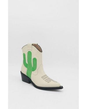 Stivali New York Oasi Western Cowboy Boots - Green