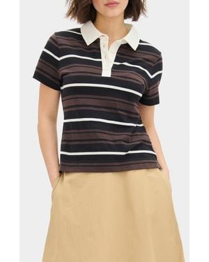 ALIGNE Maiden Organic Cotton Polo - Black