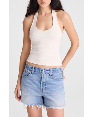 Madewell The '90S Halter Top - Blue