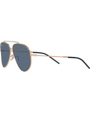 Ray-Ban Reverse 62Mm Oversize Aviator Sunglasses - Blue