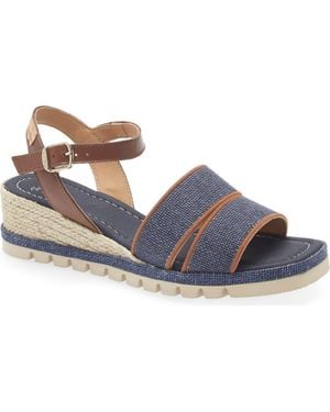 Toni Pons Aura Espadrille Wedge Sandal - Blue