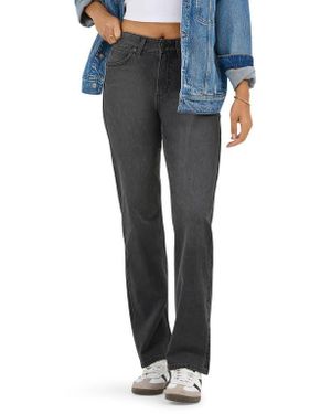 Lee Jeans Rider High Waist Straight Leg Jeans - Blue