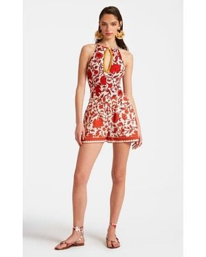 La DoubleJ Pull-Up Shorts - Red