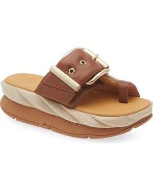 4Ccccees Mellow Glow Platform Sandal - Brown