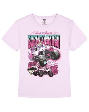 MONSTER JAM Short Sleeve Graphic T-Shirt - Pink