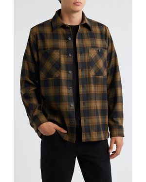 Pendleton Umatilla Wool Button-Up Work Shirt - Black