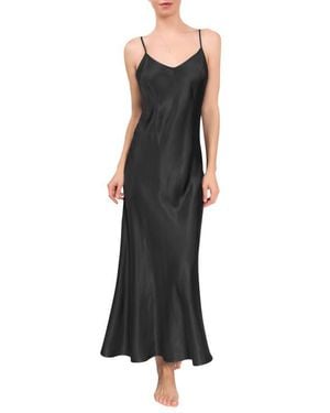 EVERYDAY RITUAL Angelina Nightgown - Black
