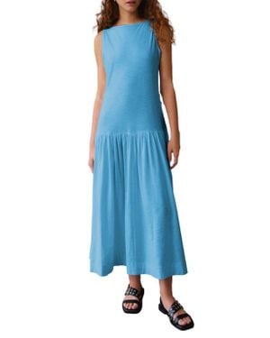 Next Sleeveless Maxi Dress - Blue