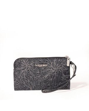 Baggallini Rfid Wristlet Wallet - Gray