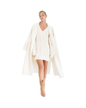 Belle & Bloom Still The One Chunky Oversize Knit - White