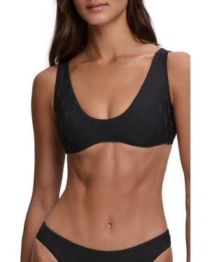 Polo Ralph Lauren Deep Scoop Bikini Top - Black