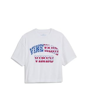 Vineyard Vines Boxy Graphic T-Shirt - Gray
