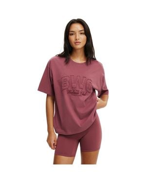 Cotton On Active Graphic Tee - Red