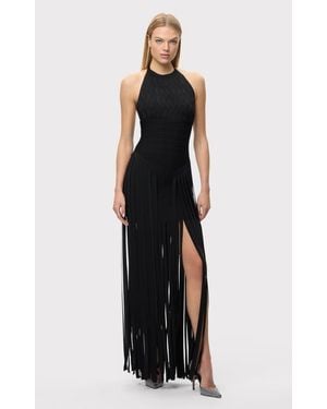 Hervé Léger The Spencer Gown - Black