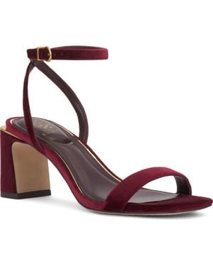 Vince Camuto Hamda Ankle Strap Sandal - Red
