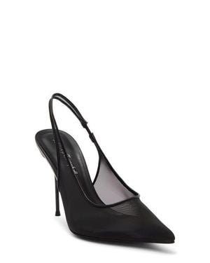 Jeffrey Campbell Pucker Slingback Pointed Toe Pump - Black