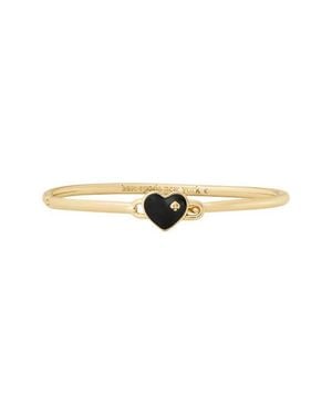 Kate Spade Heart And Spade Enamel Charm Bracelet - Black
