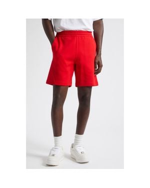 Givenchy Couture Seam Cotton Blend Shorts - Red