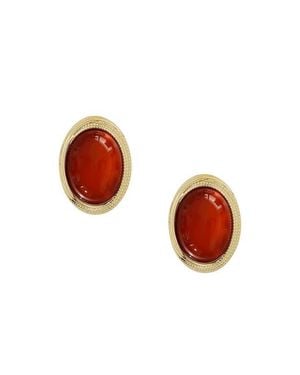 Retro Chic Babylon Earrings - Red