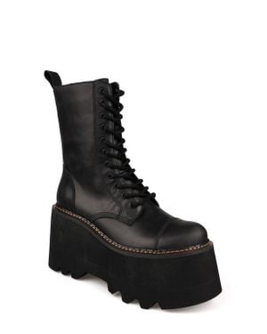 Zigi Raiza Platform Bootie - Black