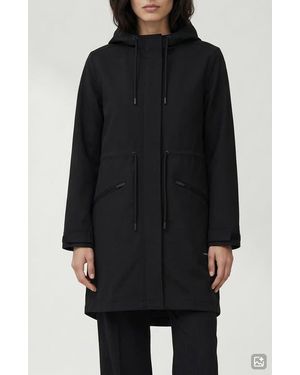 Noize Sibil Hooded Water Repellent Jacket - Black