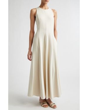 Eleventy Linen Blend Sleeveless Dress - Natural