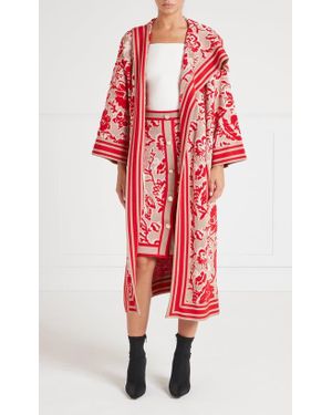 Temperley London Francis Knit Cape - Red
